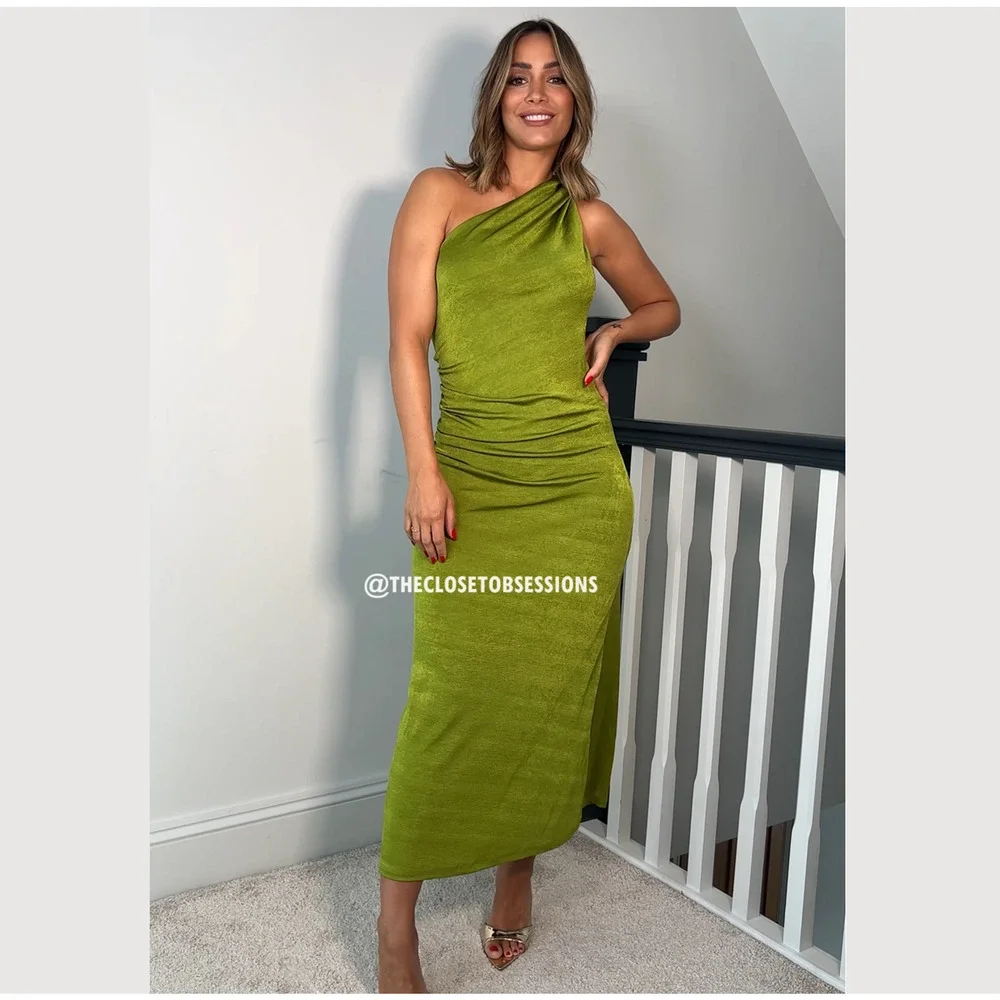 MANGO Twisted Strap Midi Dress NWT - Picture 11 of 16
